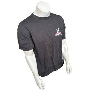 Anvil Men's Archers Choice Archery Hunter Black Short Sleeve Shirt Size Large